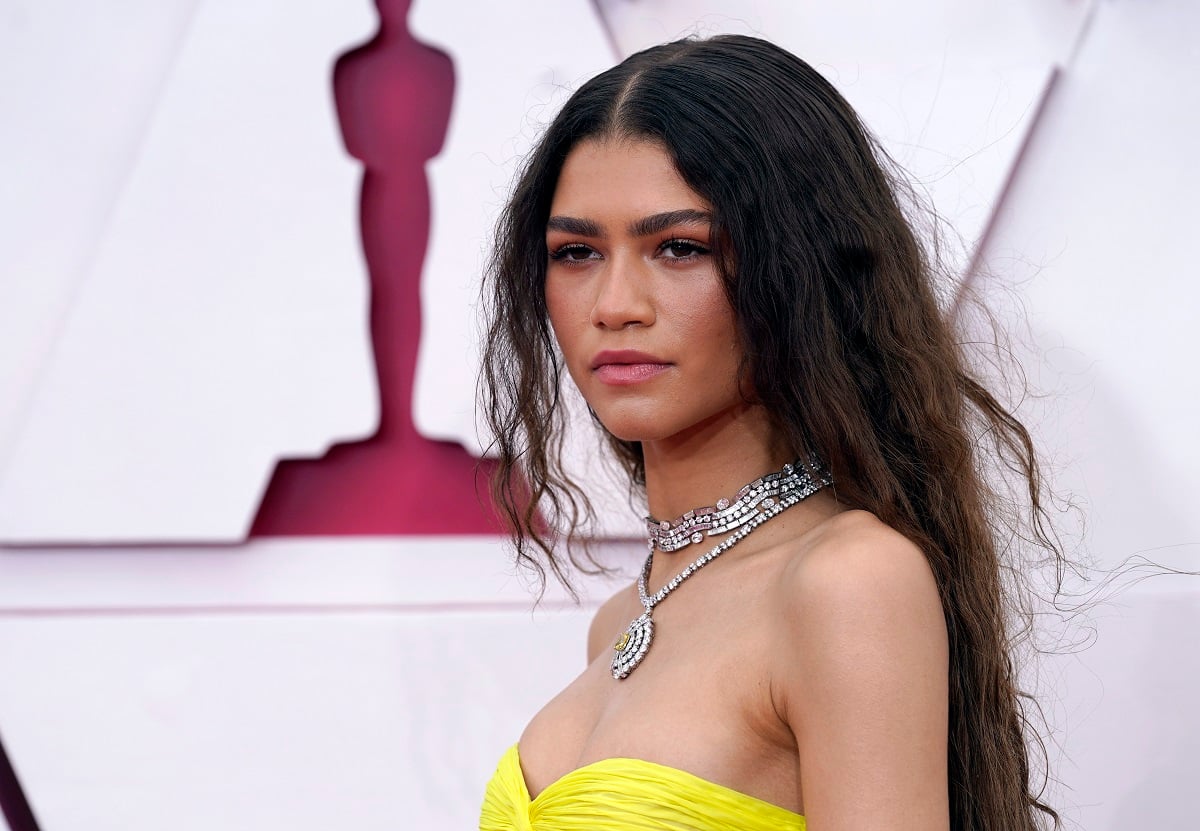 Zendaya attends the 93rd Annual Academy Awards on April 25, 2021, in Los Angeles, California. 