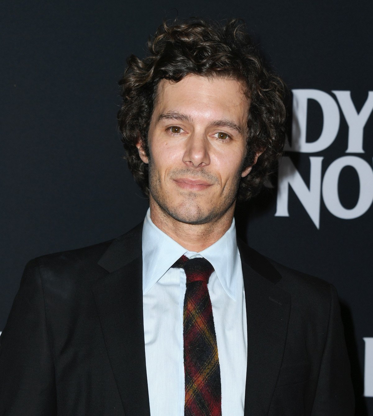 Adam Brody smiles for the camera at an event.