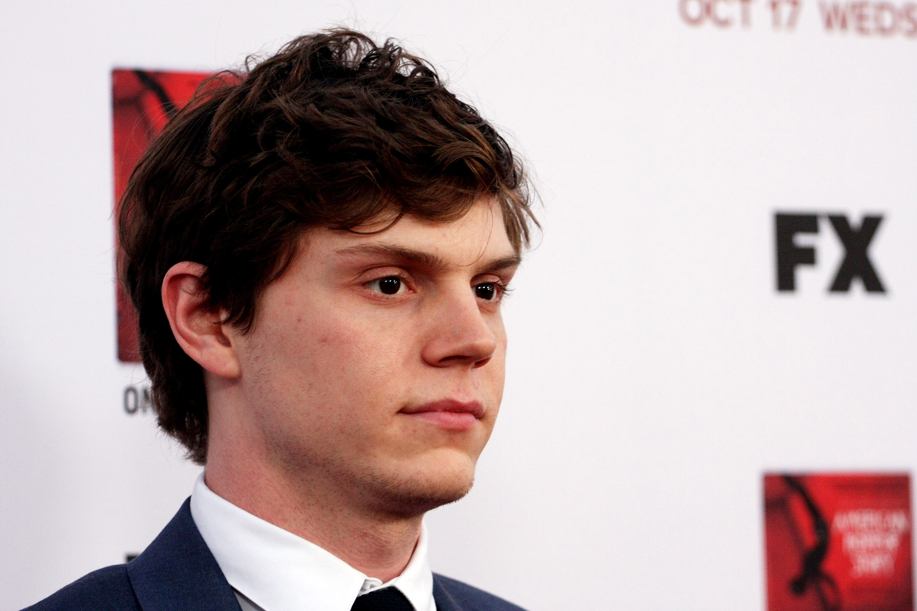 Evan Peters attends the 'American Horror Story: Asylum' Los Angeles premiere