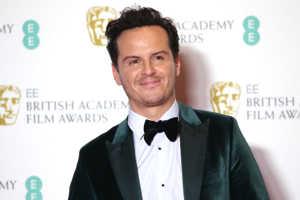 Andrew Scott poses in the Winners Room during the EE British Academy Film Awards 