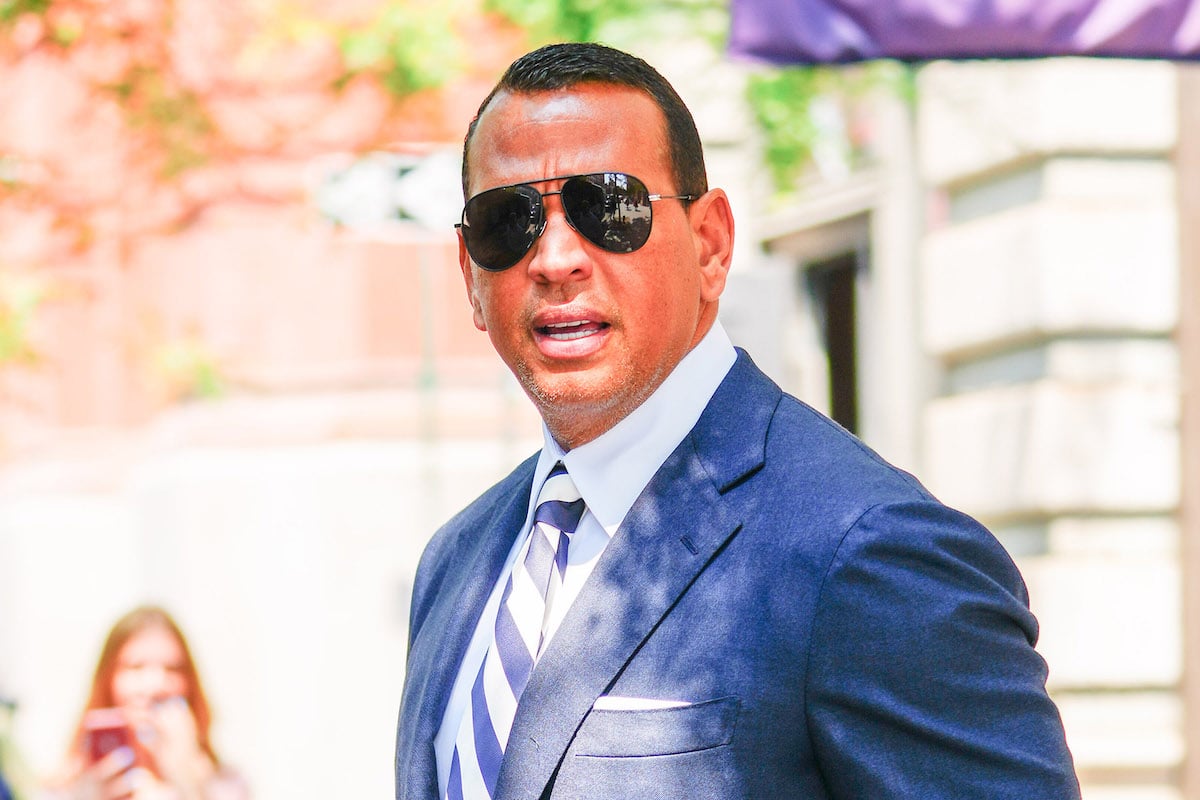 Alex Rodriguez seen on July 15, 2021 in New York City.
