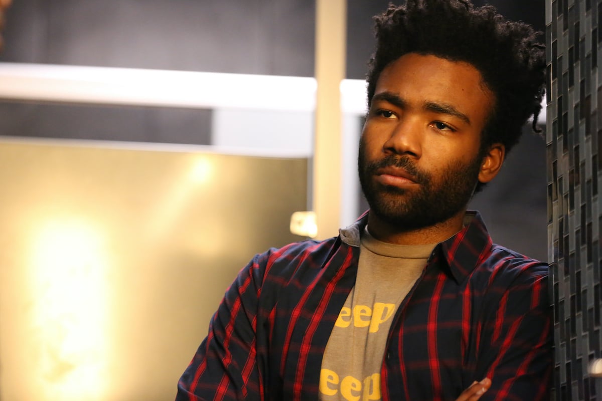 Donald Glover dressed as his character Earnest Marks from the FX show 'Atlanta'