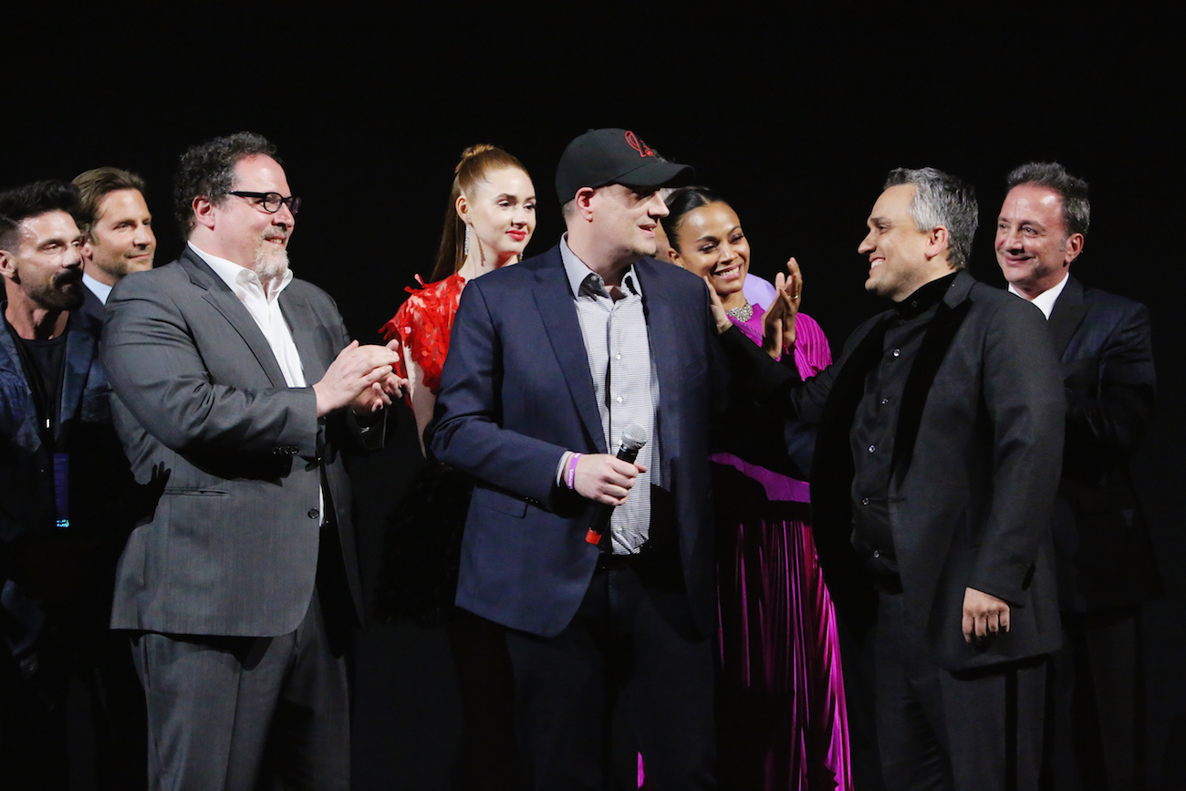Kevin Feige at the premiere for 'Avengers: Endgame'