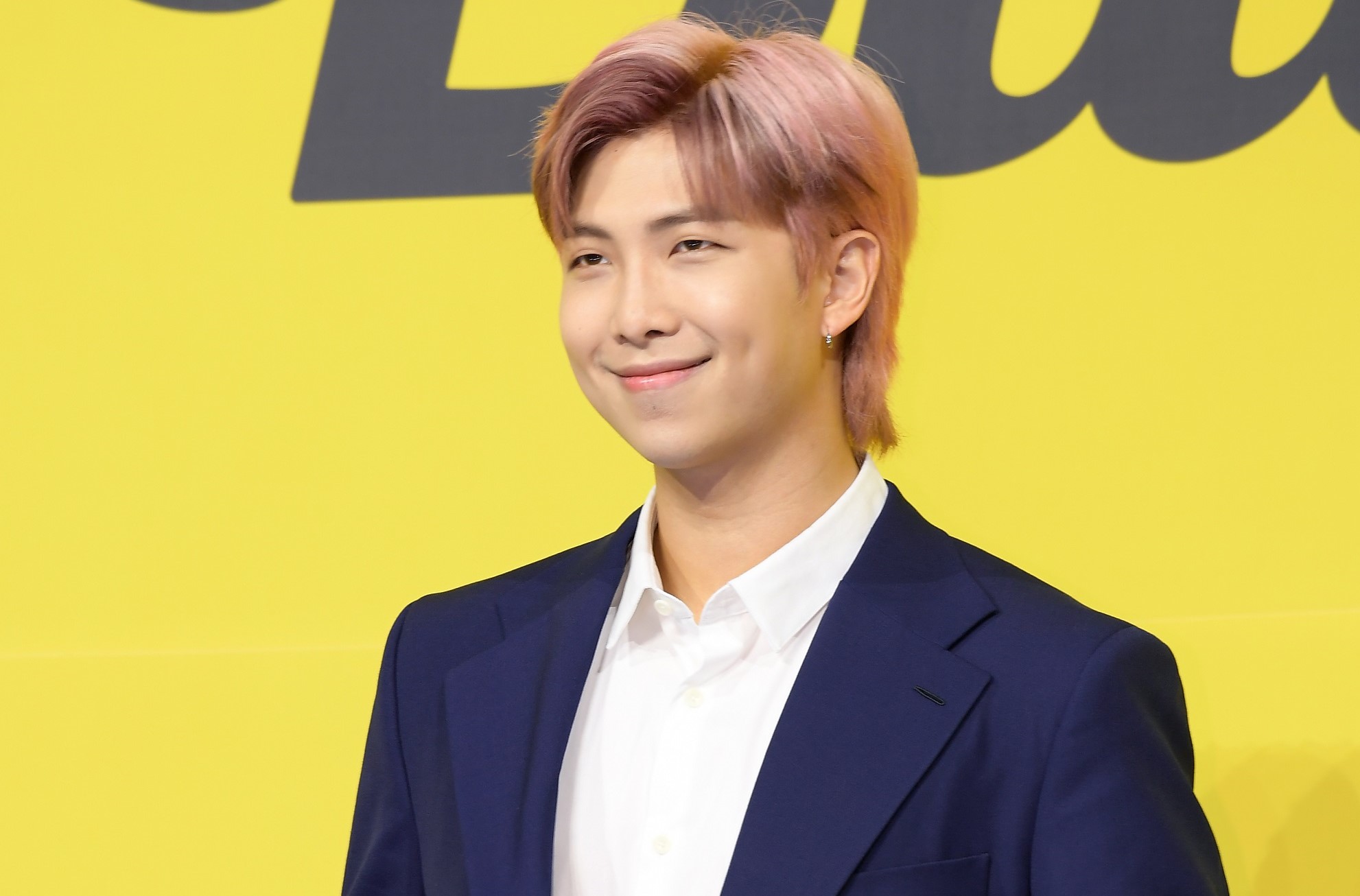 RM of BTS attends BTS' press conference for their single 'Butter'