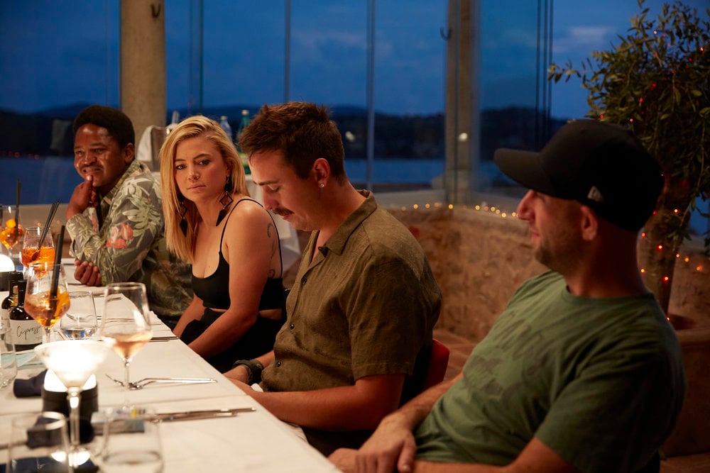  The Below Deck Mediterranean Season 6 crew have dinner