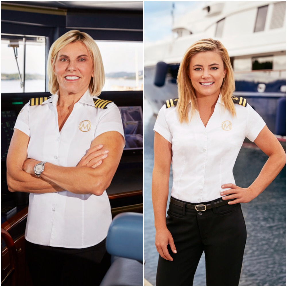 Captain Sandy Yawn and Malia White on Below Deck Mediterranean