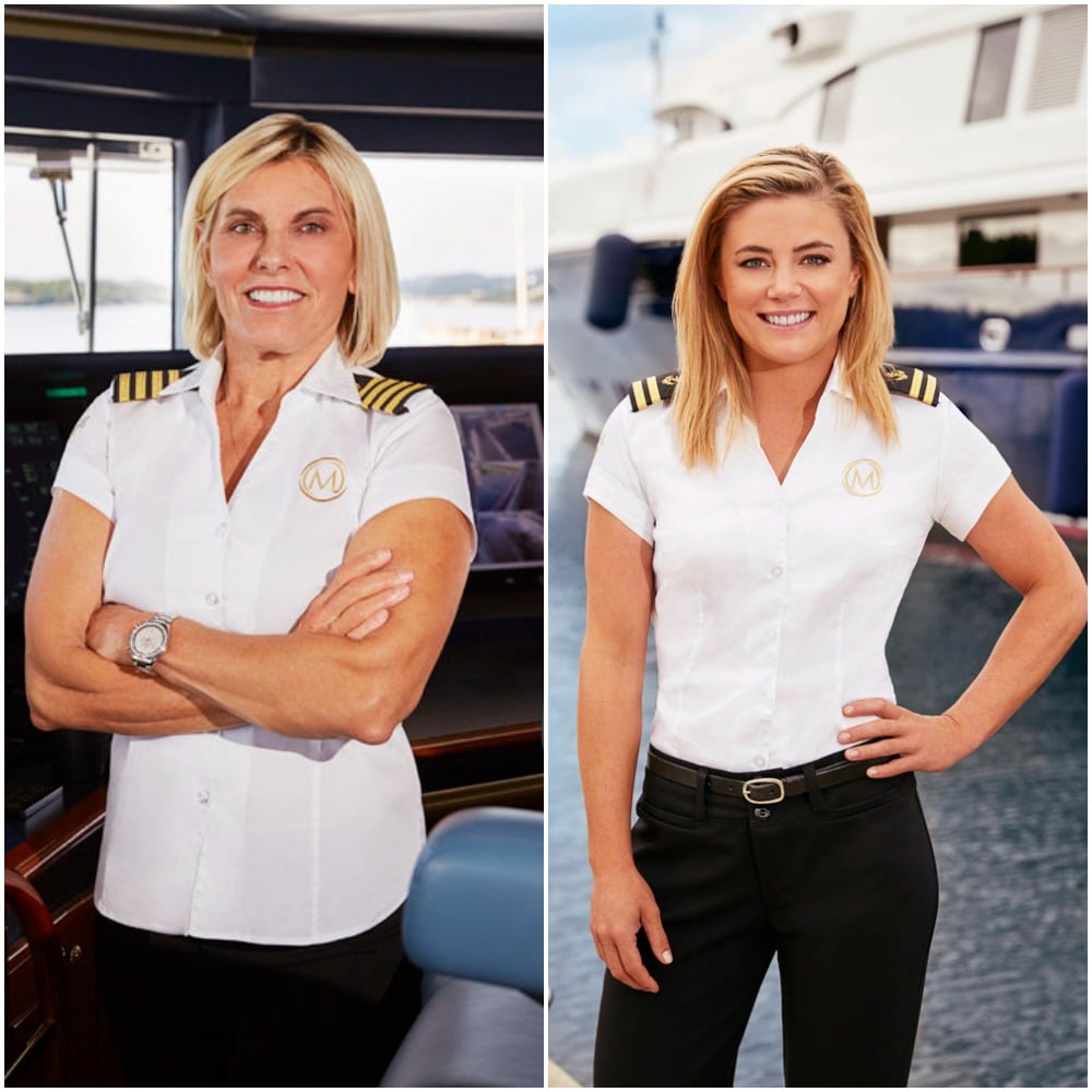 Captain Sandy Yawn and Malia White Below Deck Mediterranean Season 6 cast photos