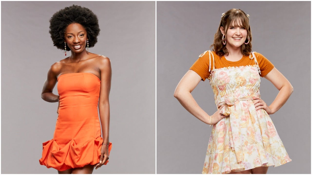 Azah Awasum and Sarah Beth Steagall pose for 'Big Brother 23' cast photos