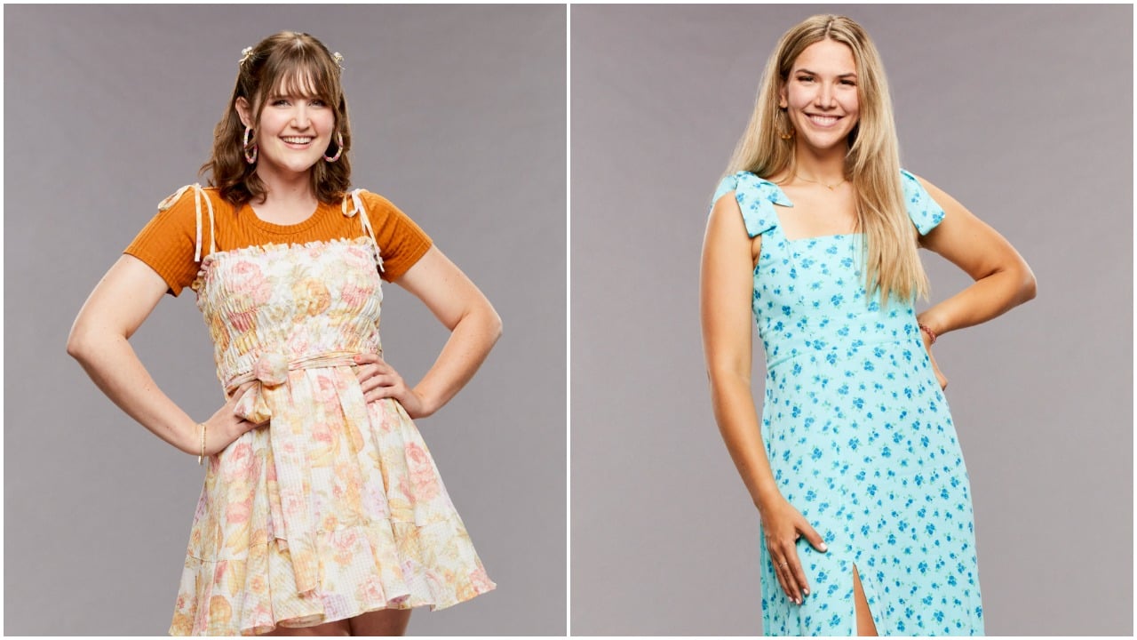 Sarah Beth Steagall and Claire Rehfuss pose for their 'Big Brother 23' cast photos