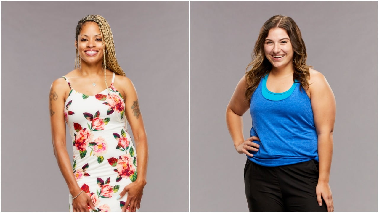 Tiffany Mitchell and Britni D'Angelo pose for 'Big Brother 23' cast photos
