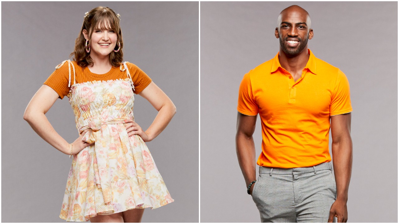 Sarah Beth Steagall and Xavier Prather pose for their 'Big Brother 23' cast photos