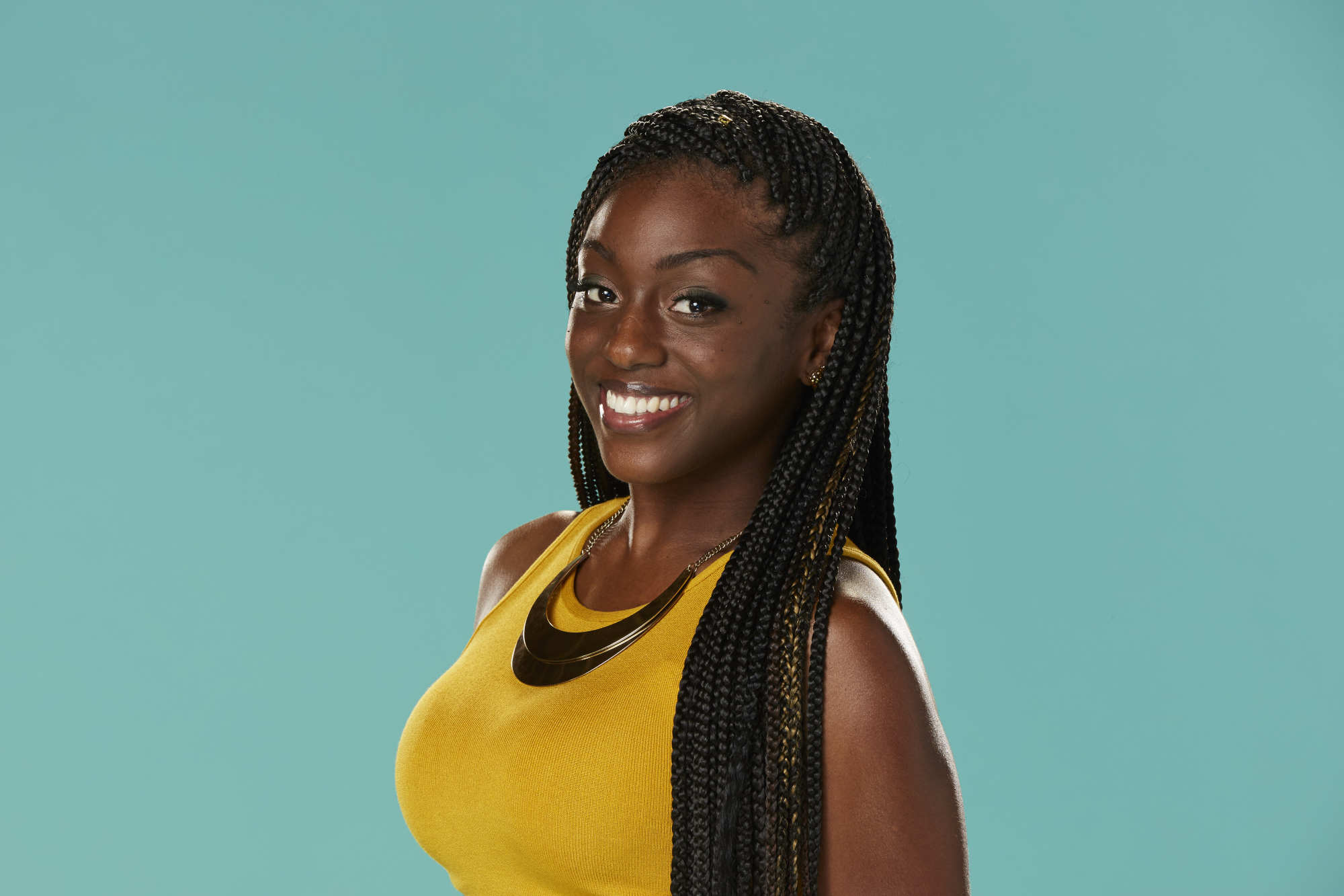 Da'Vonne Rogers poses for 'Big Brother 18' cast photo
