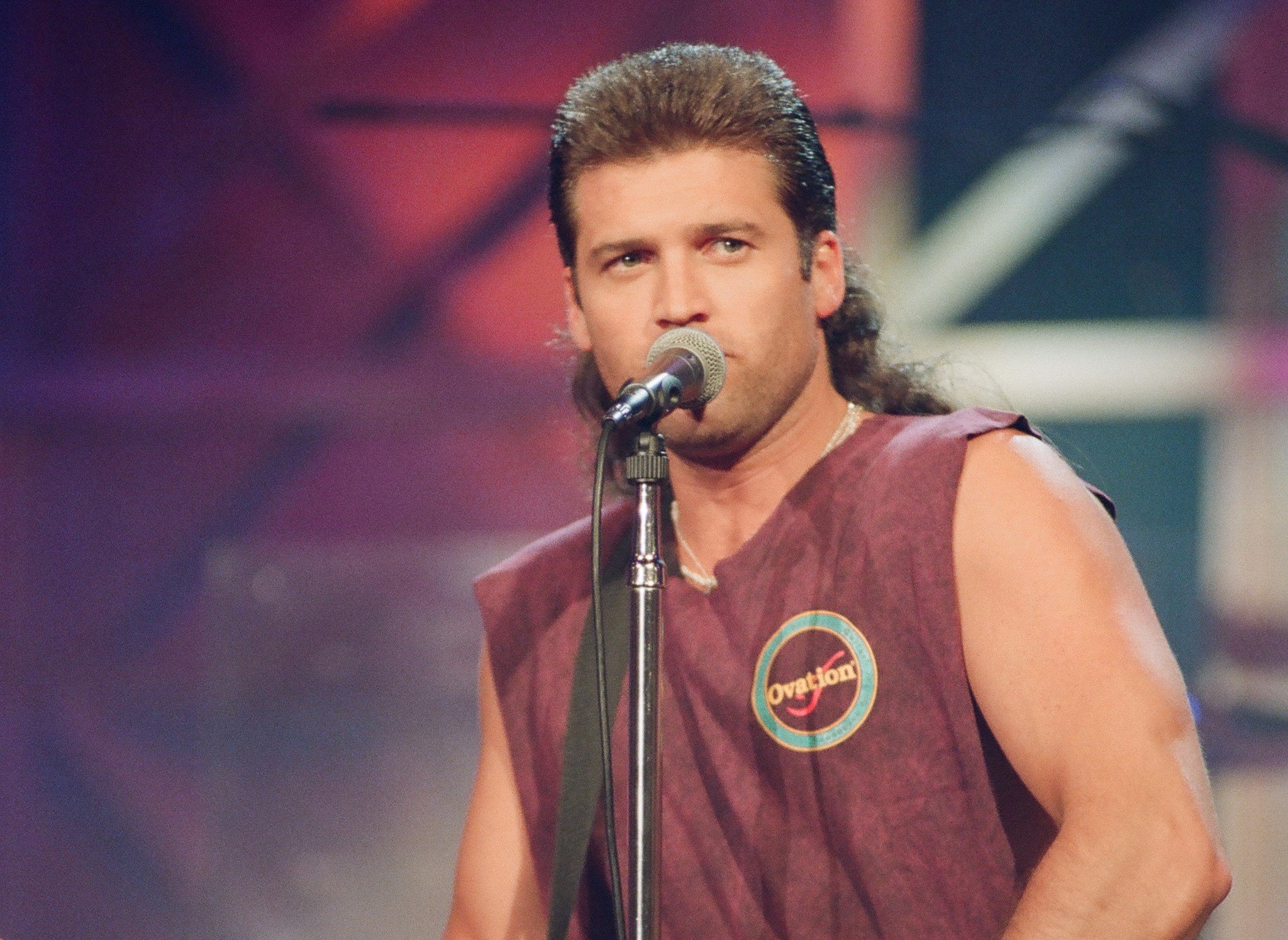 Billy Ray Cyrus performing on 'The Tonight Show'