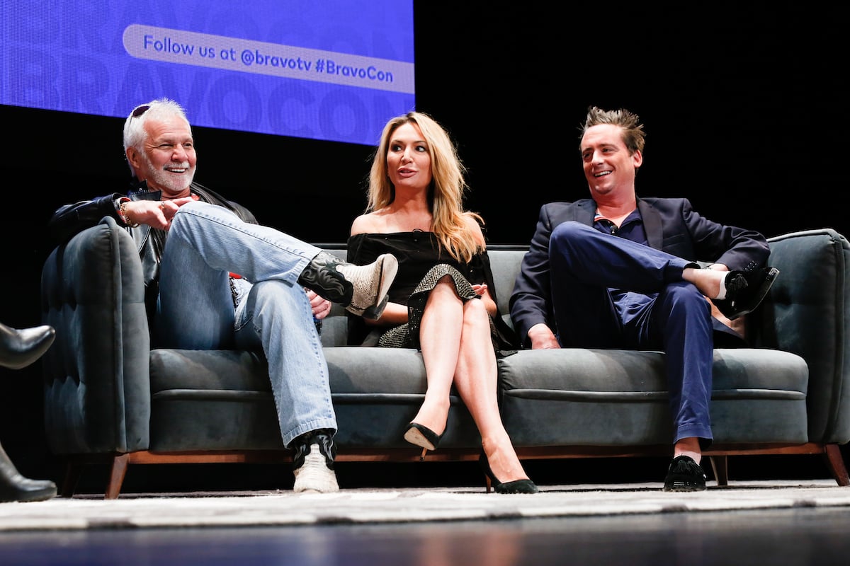 Captain Lee Rosbach, Kate Chastain, Ben Robinson from Below Deck attend BravoCon