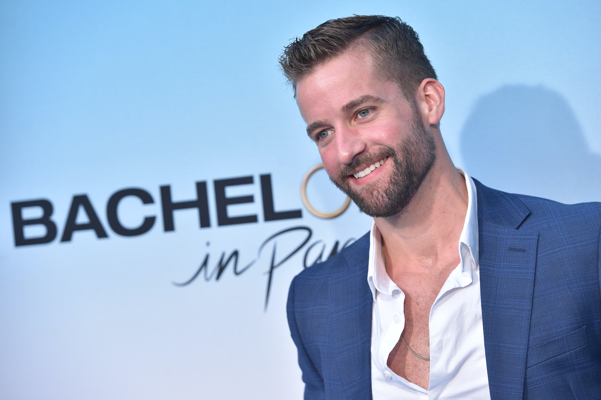 Connor Brennan at the premiere of 'Bachelor in Paradise' Season 7