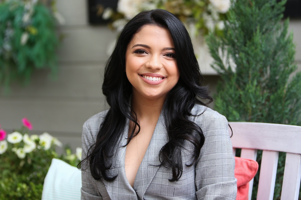 Actor Cree Cicchino dressed in a grey suit during a June 2019 appearance on Hallmark Channel's 'Home & Family'