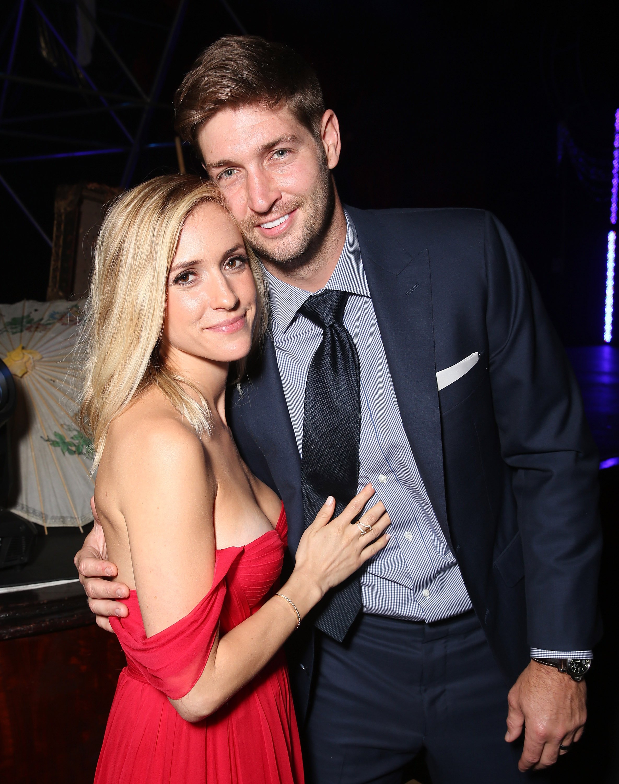 Jay Cutler and Kristin Cavallari pose together at the JDRF LA 2015 Imagine Gala