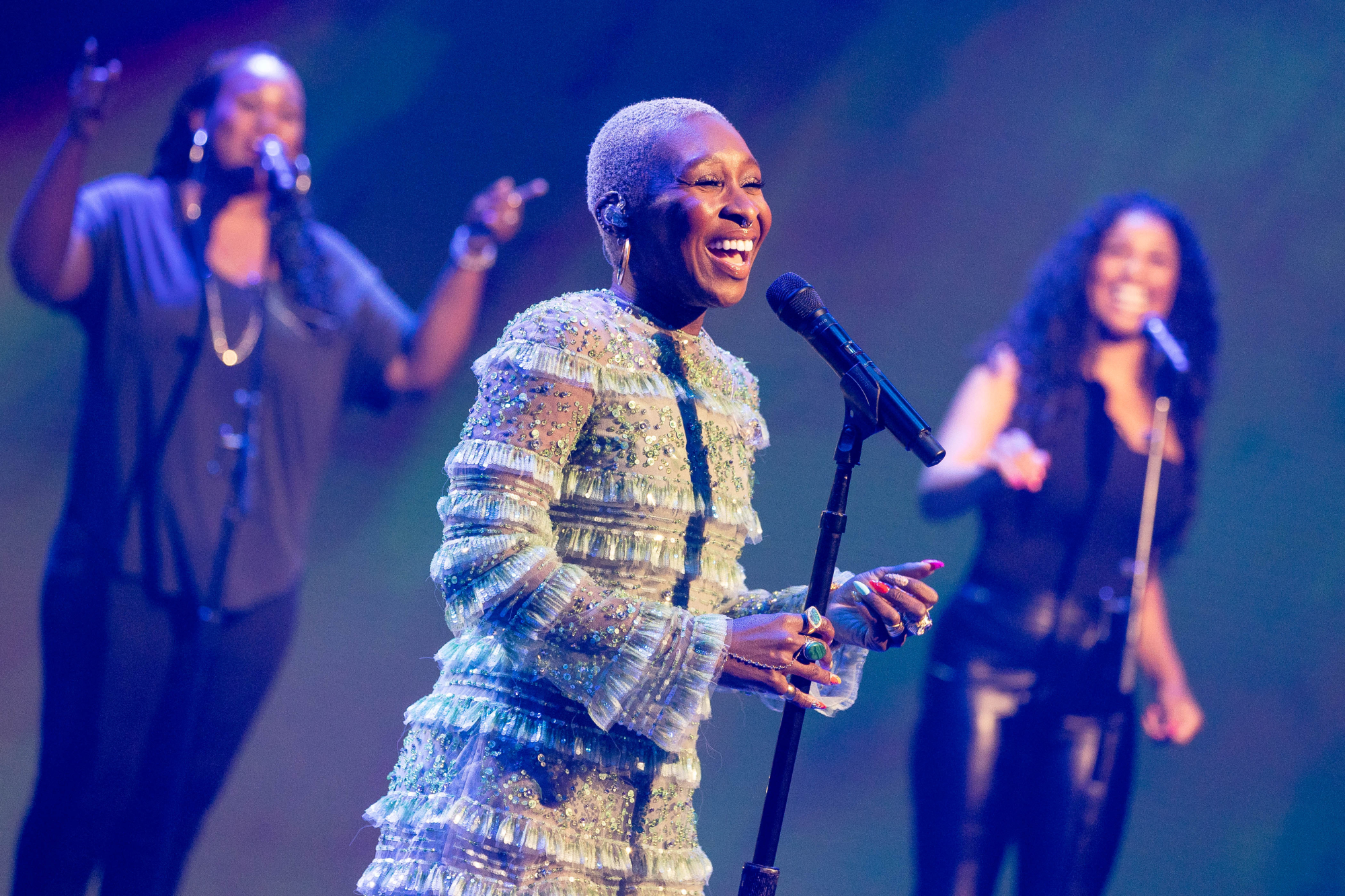 Cynthia Erivo, the lead actor in 'The Rose,' performing for A Capitol Fourth