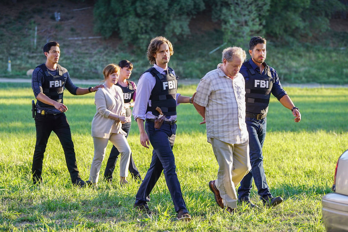 Daniel Henney, Meagen Fay, Paget Brewster, Matthew Gray Gubler, and Adam Rodriguez in 'Criminal Minds'