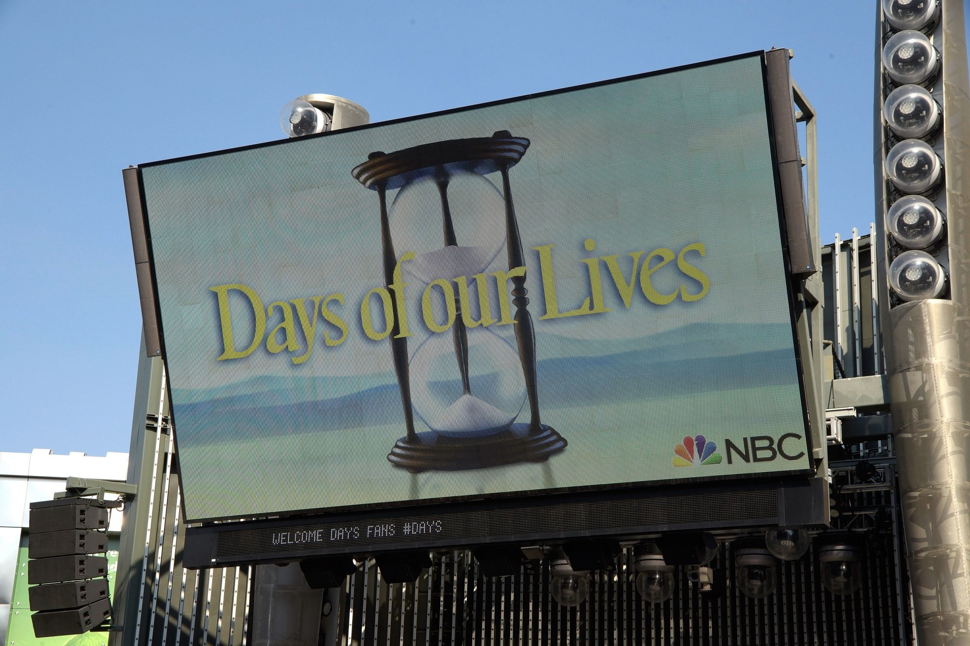 A 'Days of Our Lives' sign