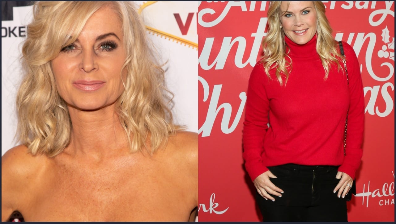 Days of Our Lives comings and goings focus on Eileen Davidson and Alison Sweeney, pictured here