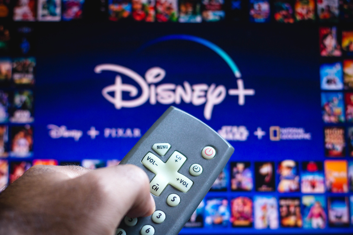 Disney+ Remote and TV