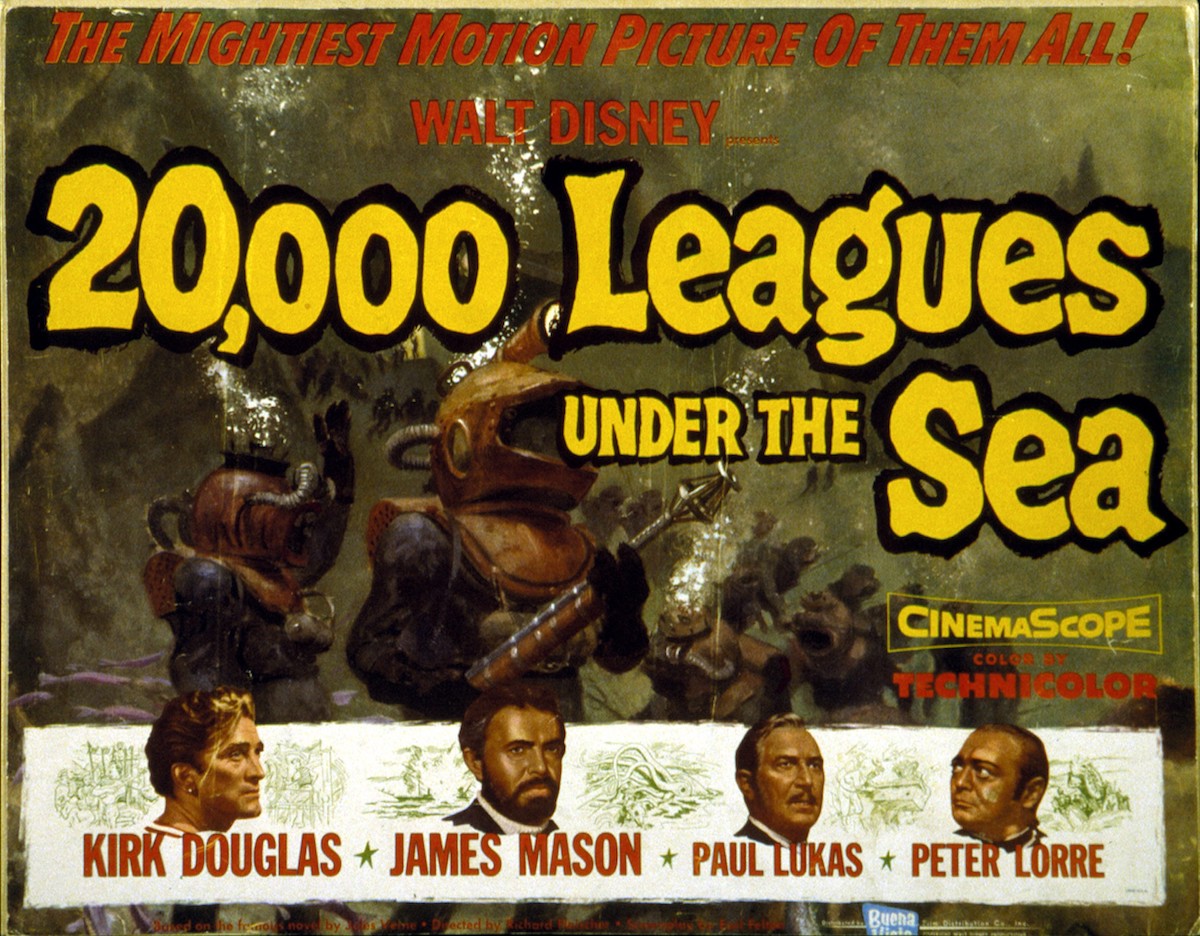 Disney 20,000 Leagues Under the Sea movie poster