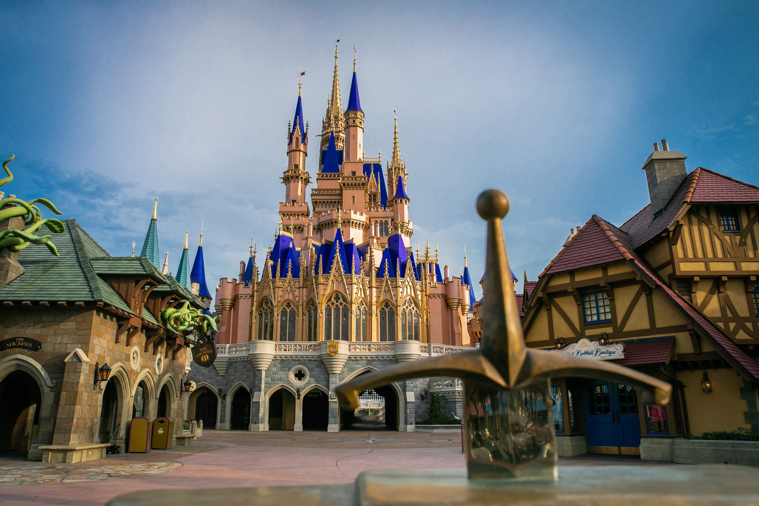 The Cinderella Castle inside Disney World's Magic Kingdom Park