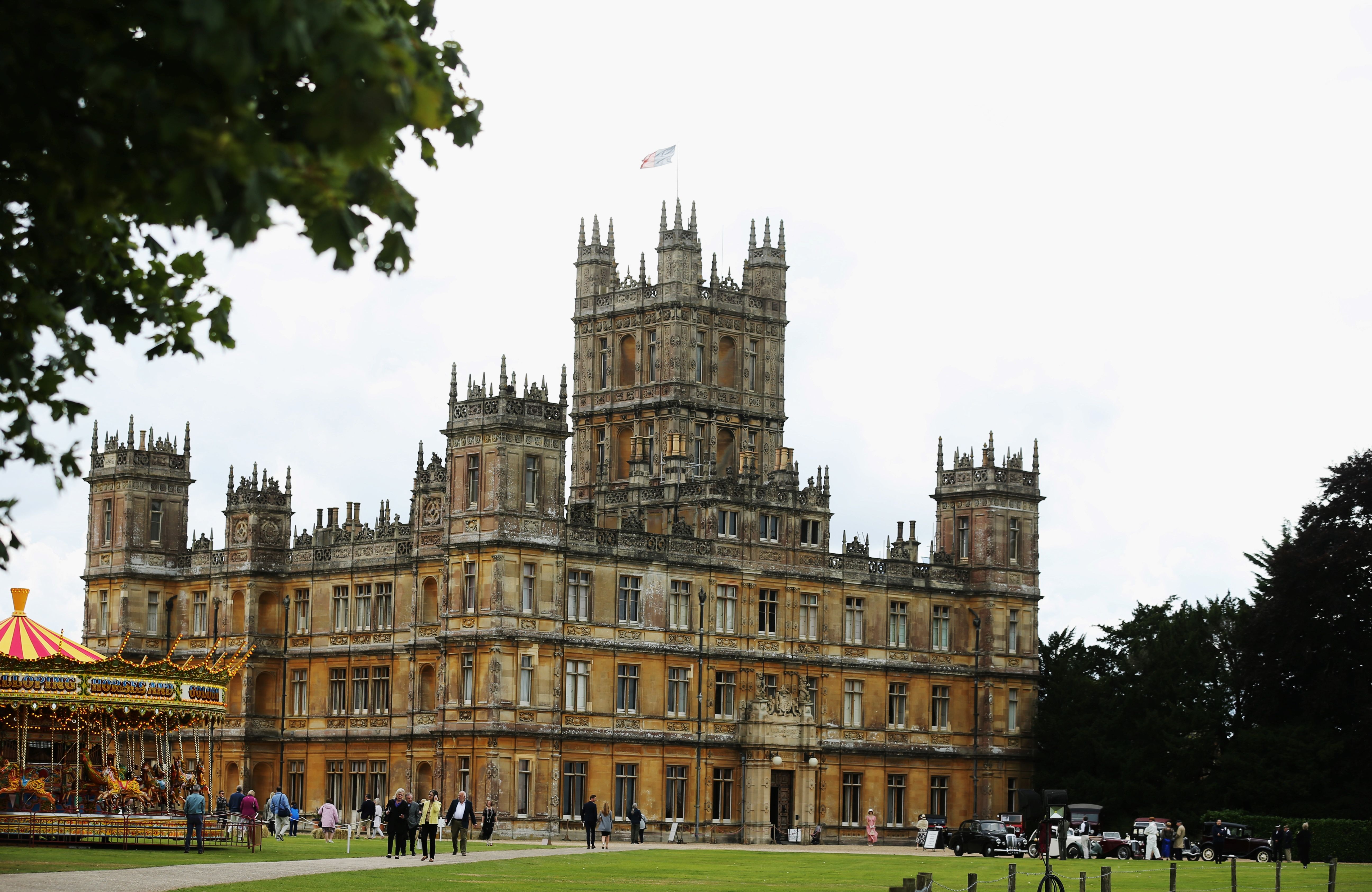 The set of 'Downton Abbey,' Highclere Castle