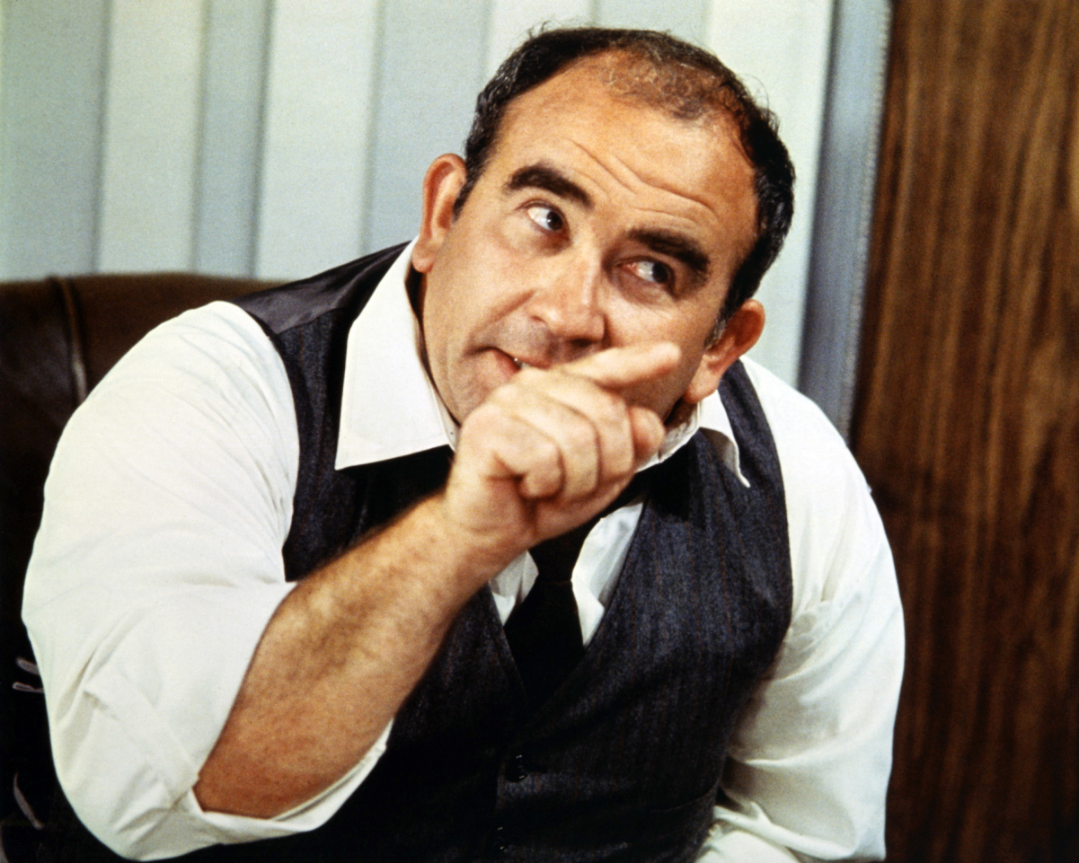 The late veteran actor Ed Asner in the role of Lou Grant on 'The Mary Tyler Moore Show.'