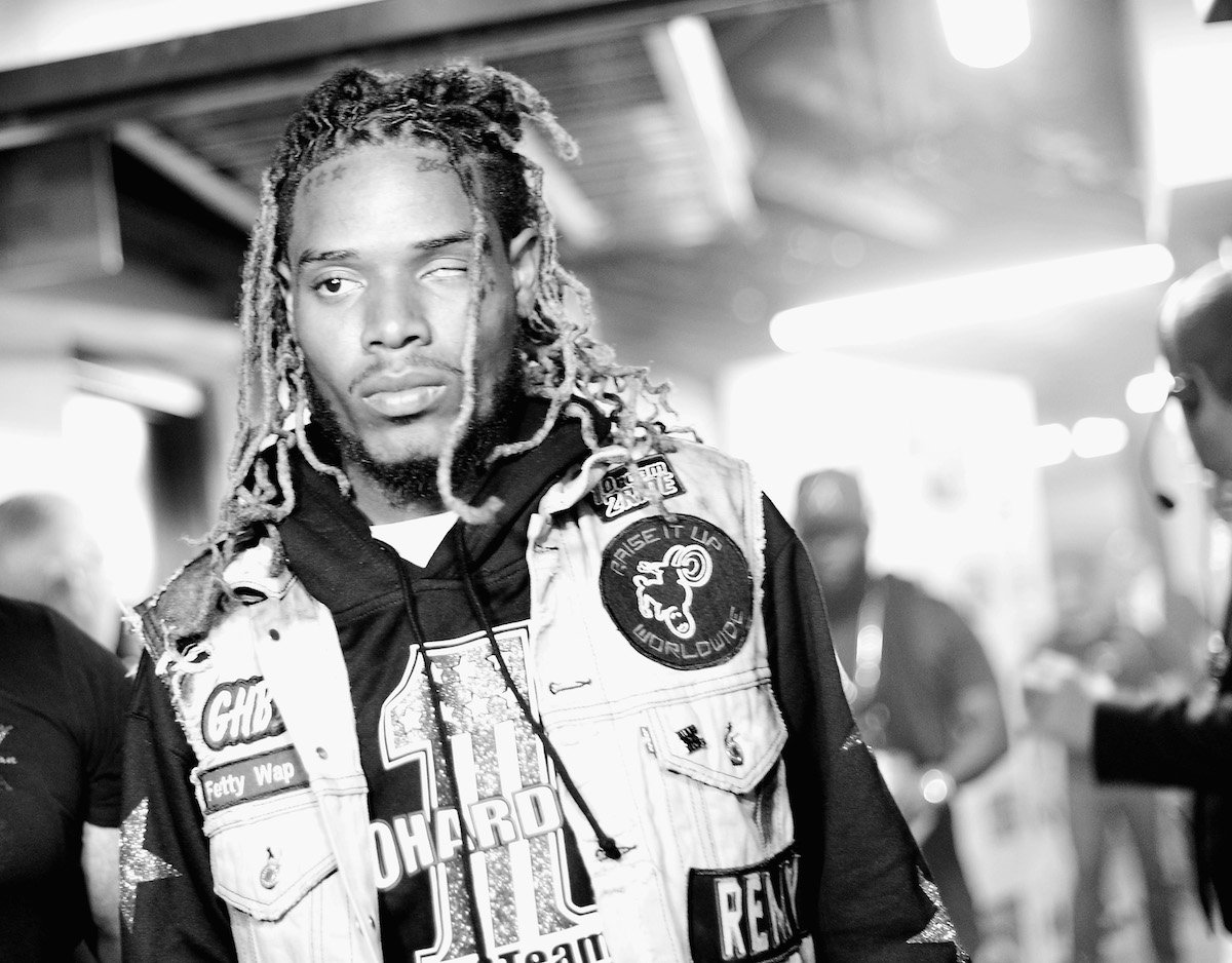 Fetty Wap in black and white