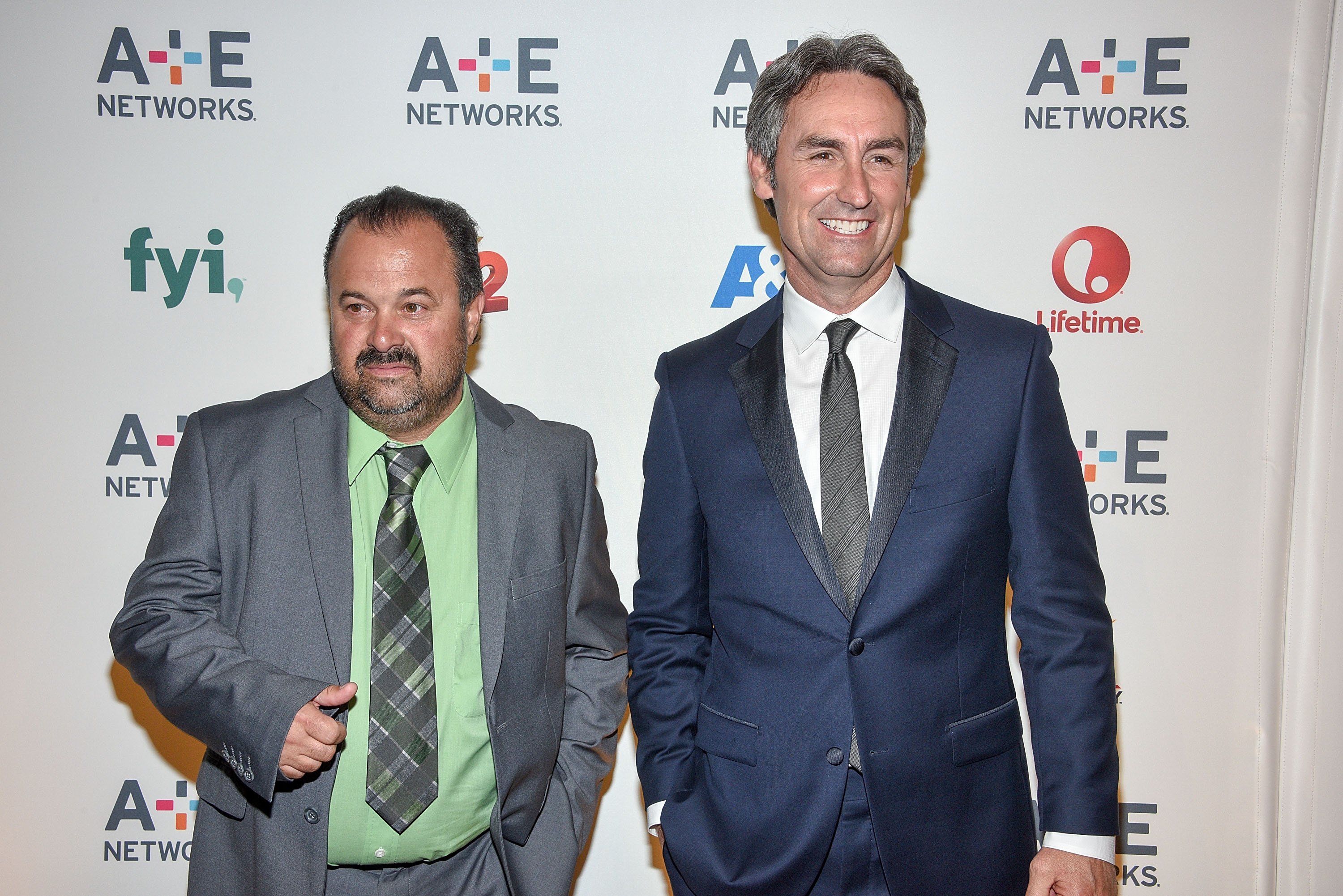 Frank Fritz and Mike Wolfe of 'American Pickers' at an event in 2015