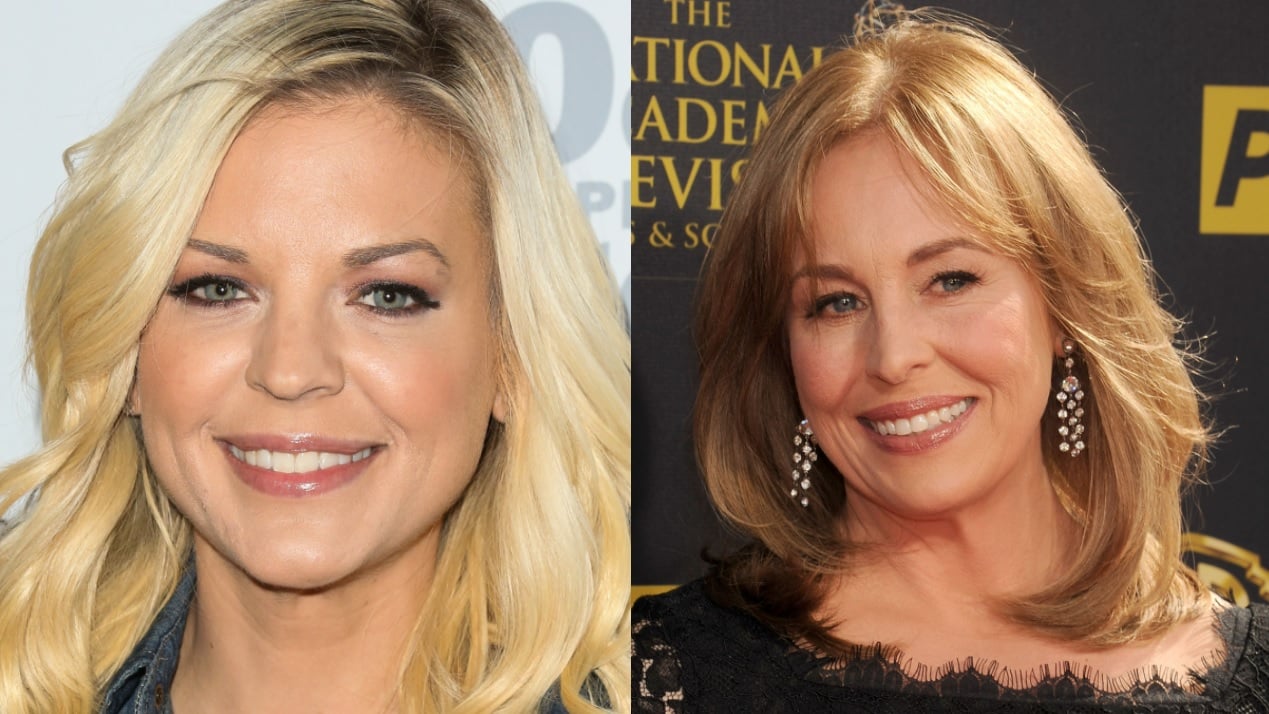 Kirsten Storms, L, and Genie Francis, R, of 'General Hospital'