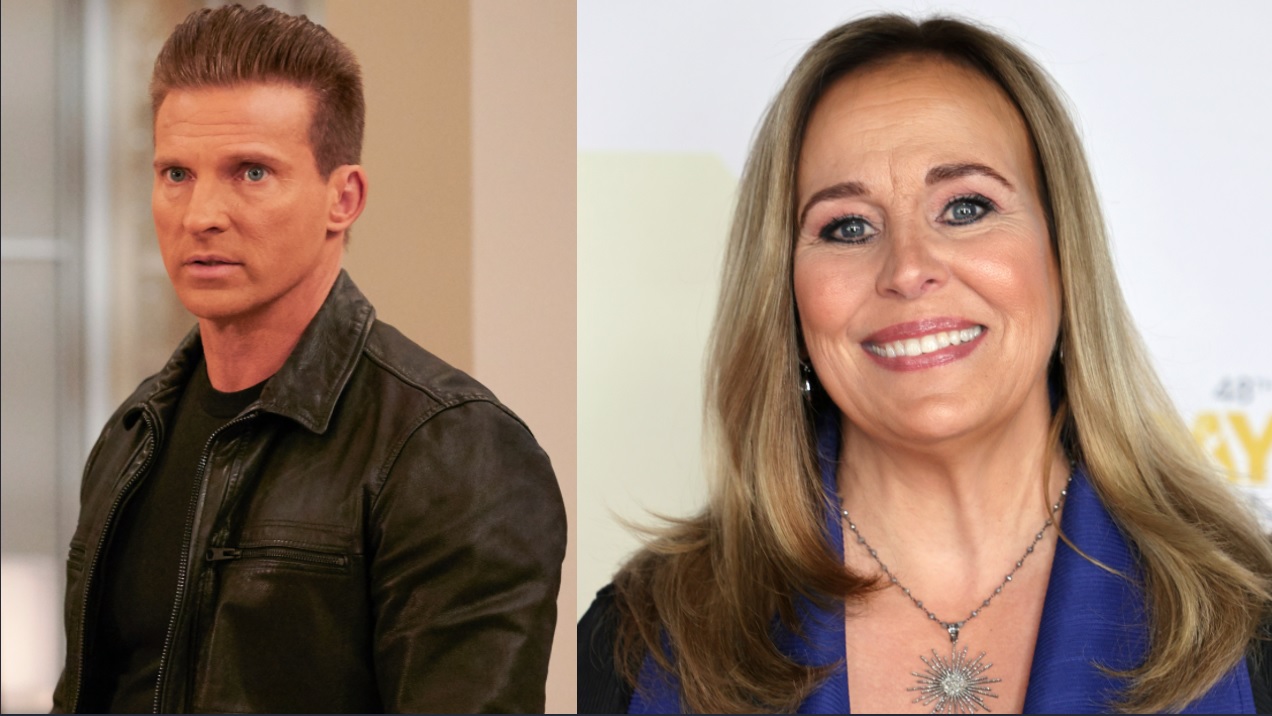 General Hospital Odds and Ends focuses on Steve Burton, L, and Genie Francis, R, pictured here