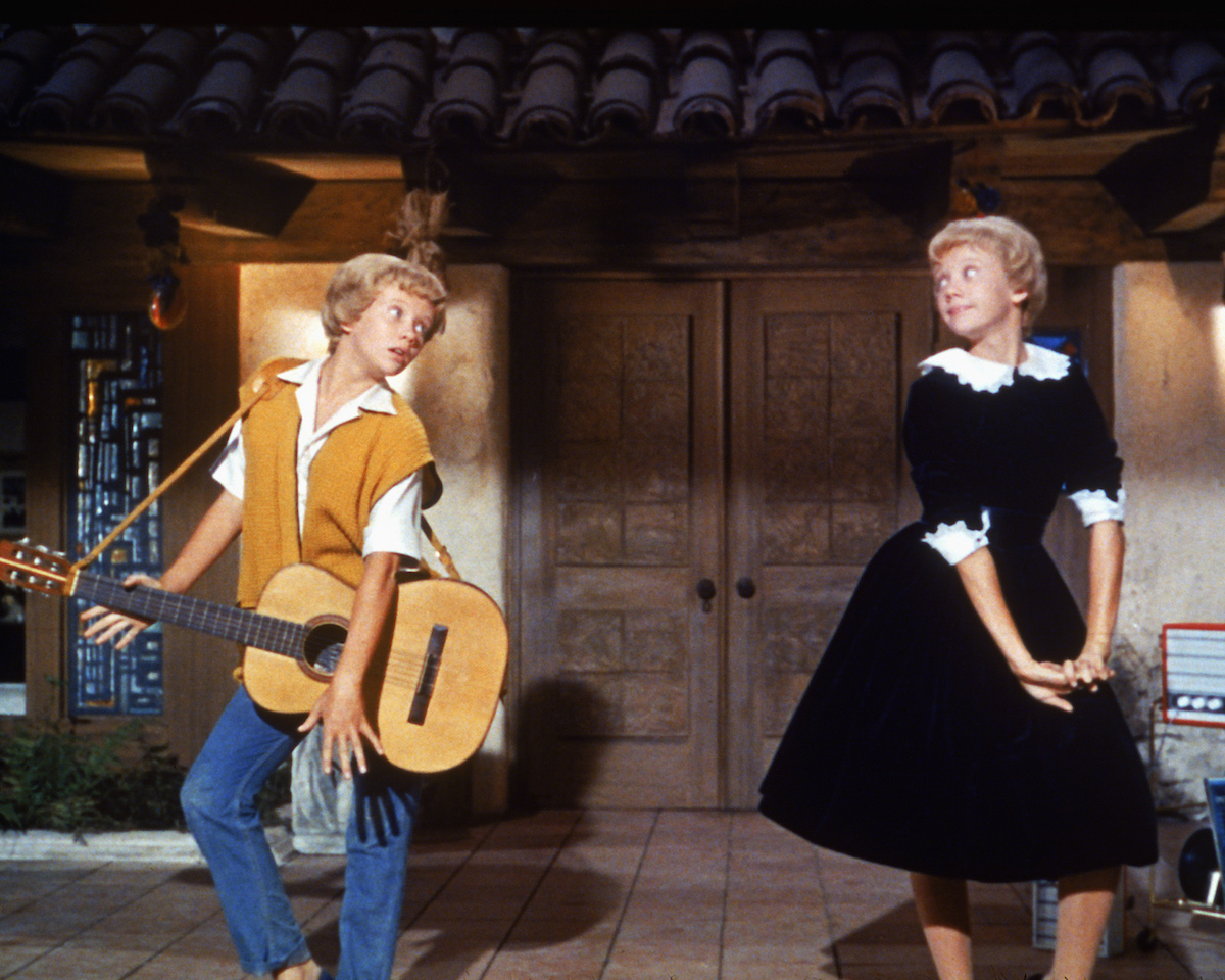 Hayley Mills in a musical scene from 'The Parent Trap'