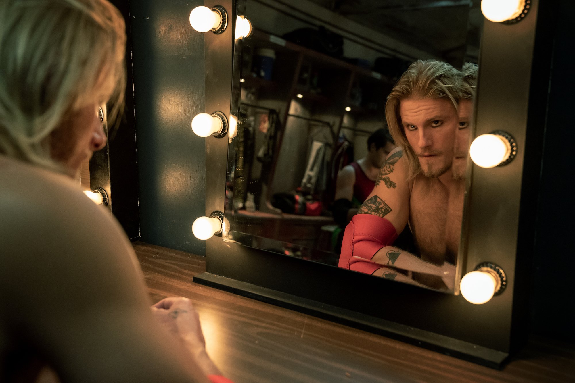 Heels: Ace Spade (Alexander Ludwig) sits in the dressing room