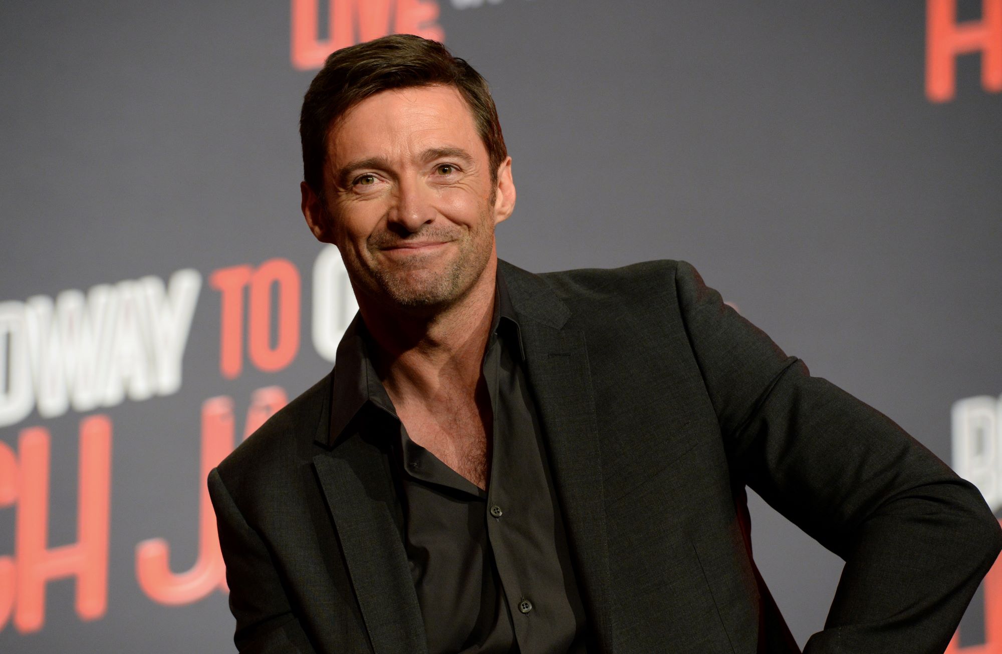 Hugh Jackman announcing Broadway to Oz concert tour in Sydney, Australia