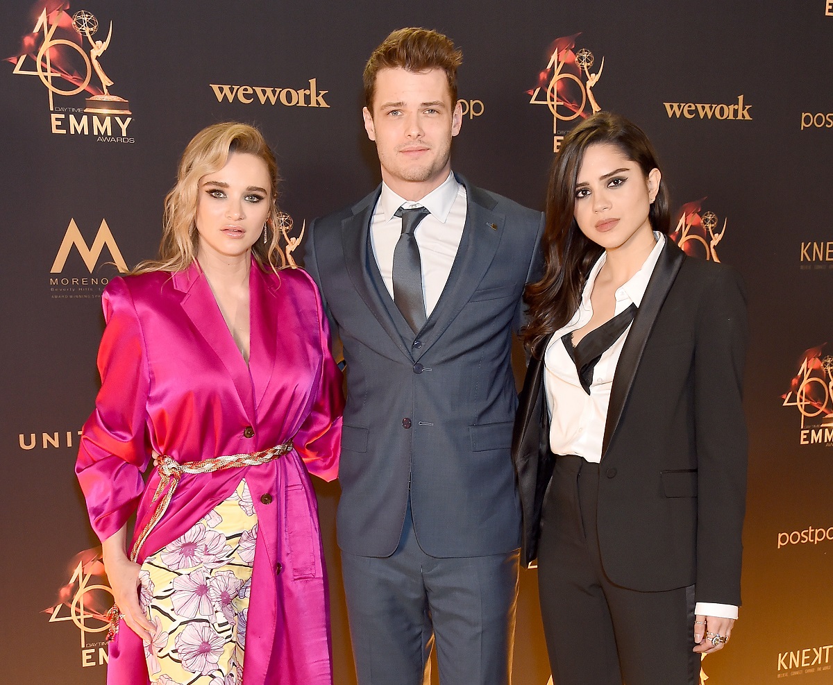 'The Young and the Restless' stars Hunter King, Michael Mealor, and Sasha Calle at the 2019 Daytime Emmy Awards