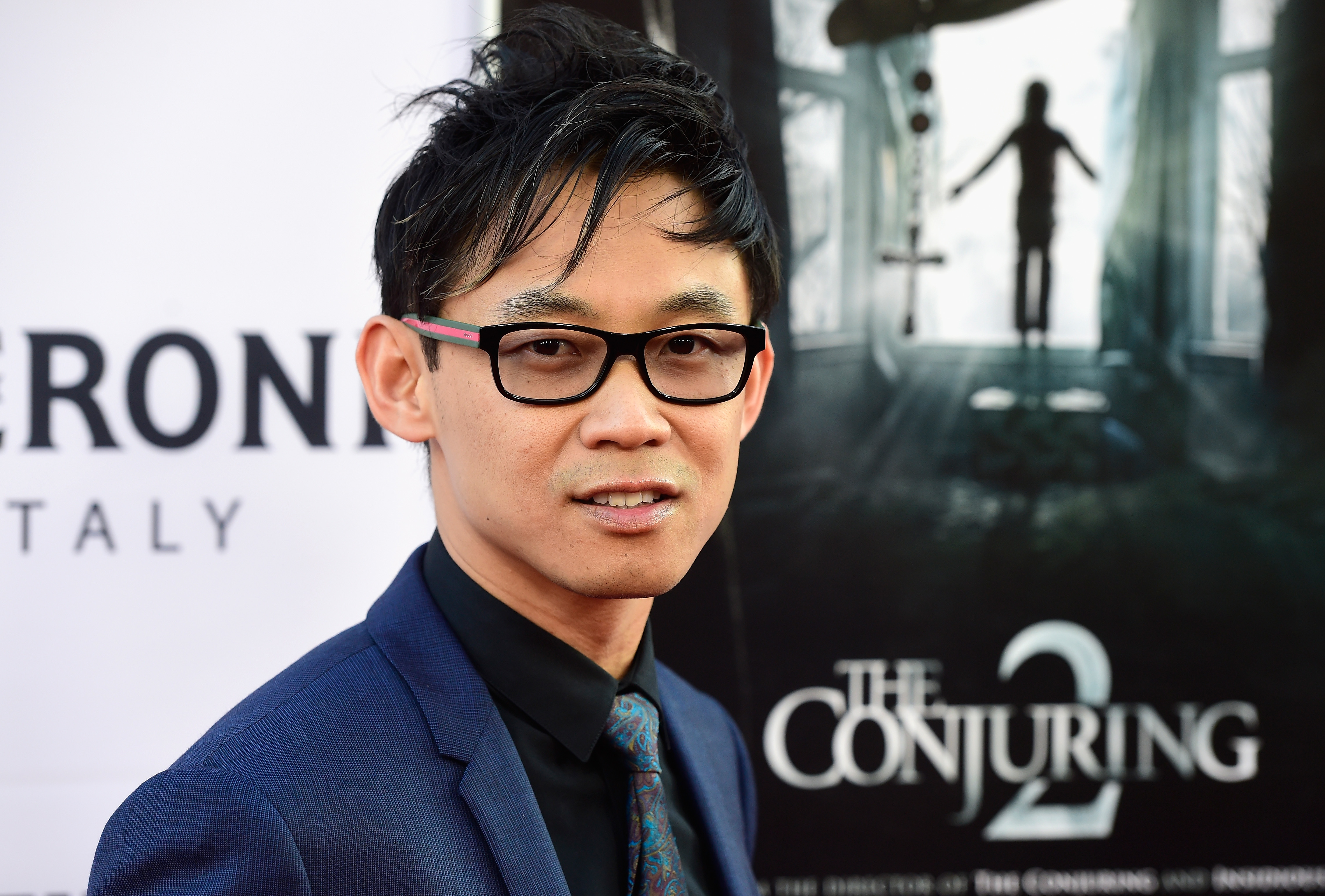 James Wan at the premiere for 'The Conjuring 2.'