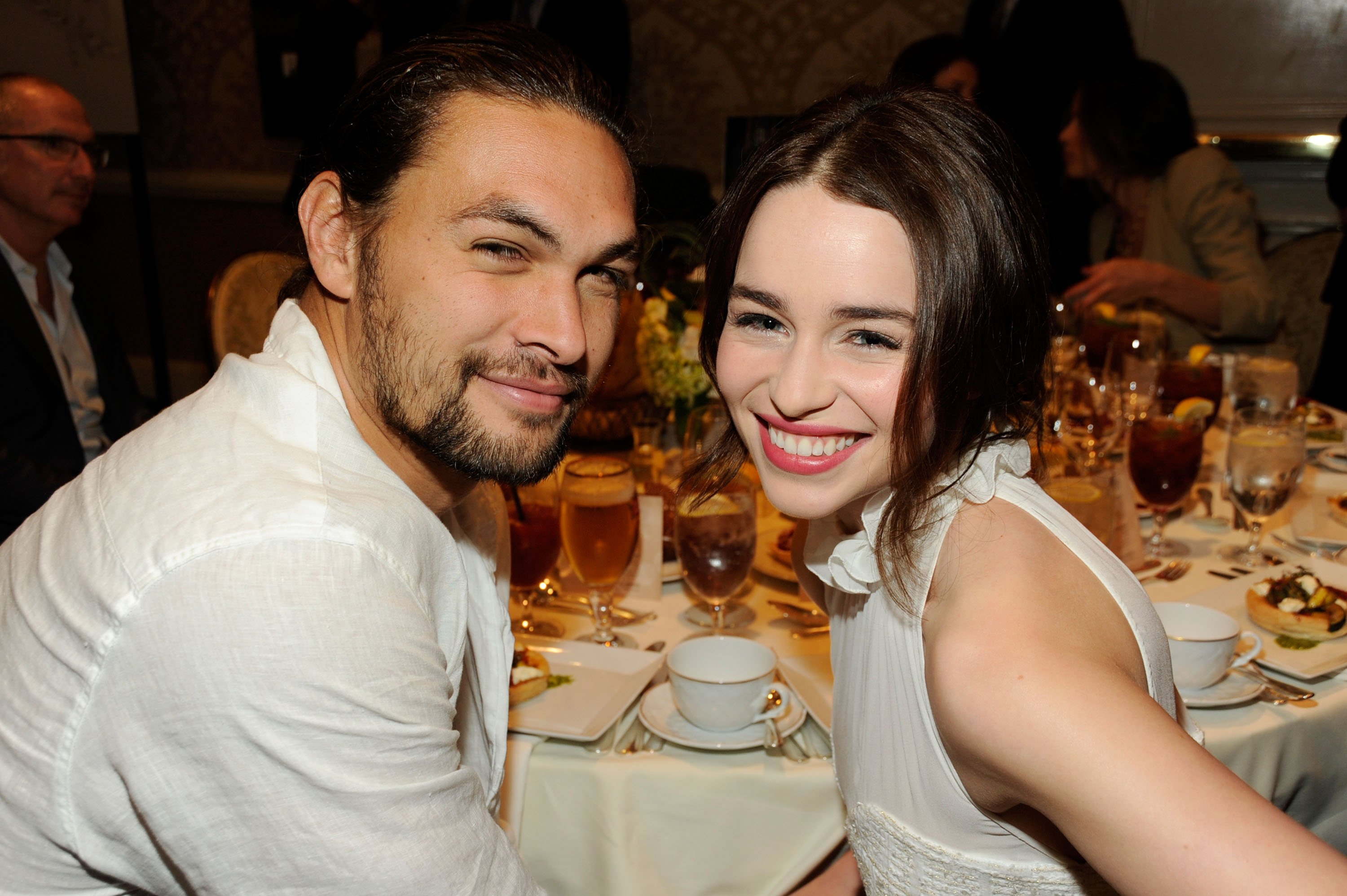 Jason Momoa and Emilia Clarke at the annual AFI Awards.