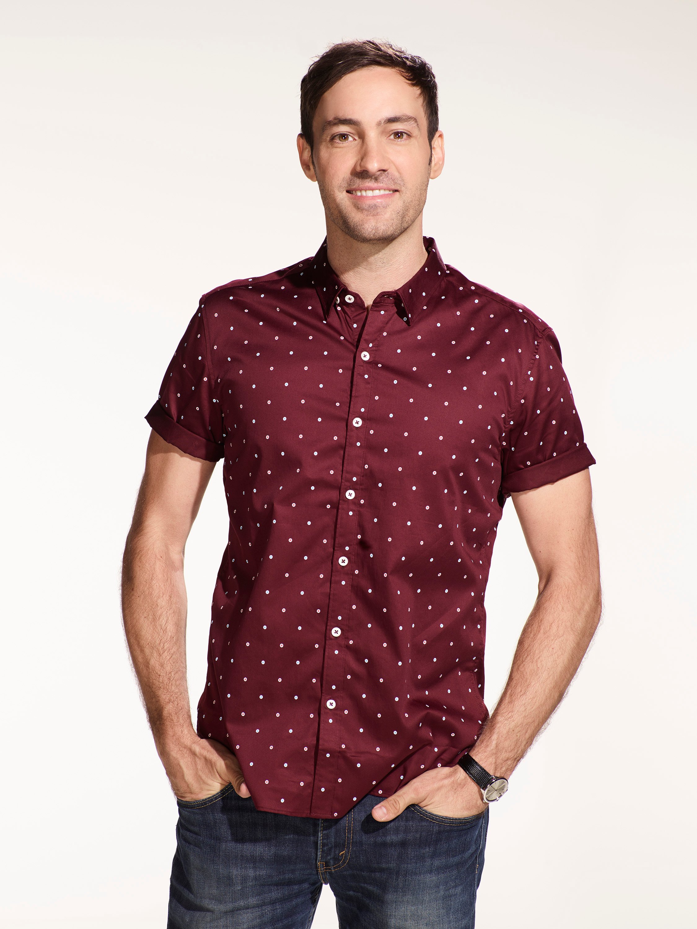 Jeff Dye poses for a promotional photo for 'Better Late Than Never'