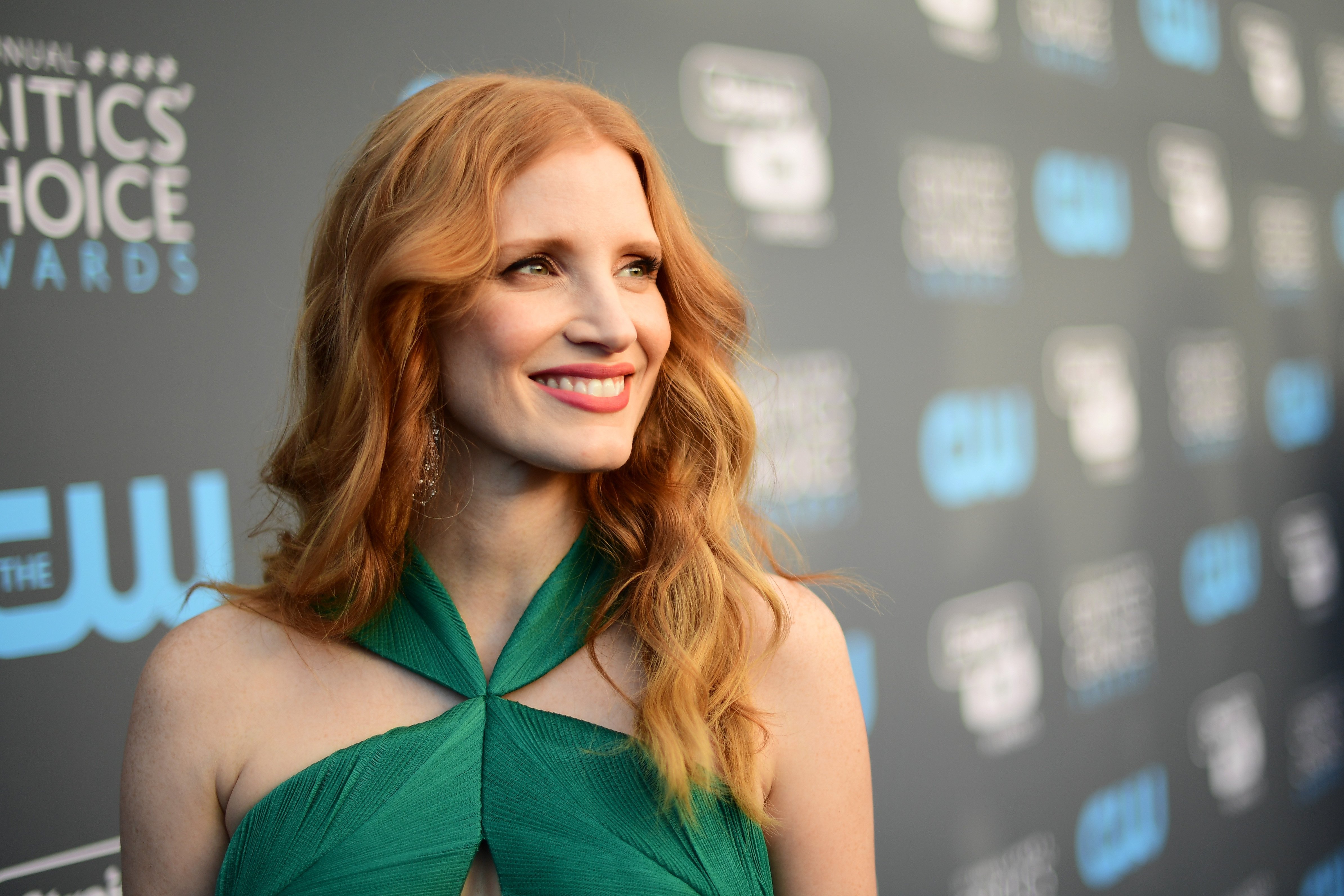 Jessica Chastain smiling