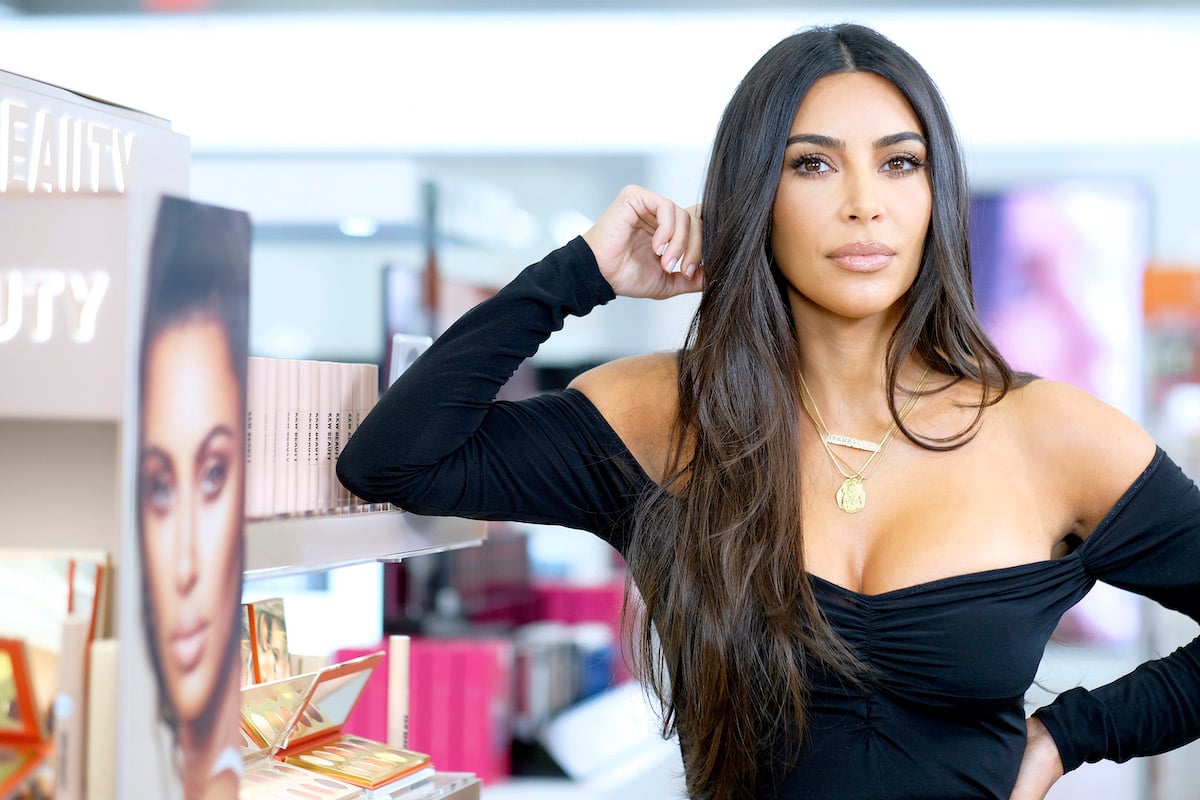 Kim Kardashian attends KKW Beauty launch at ULTA Beauty