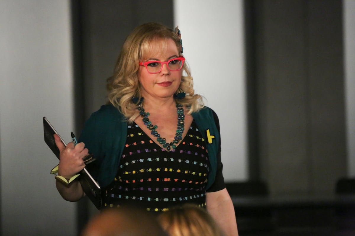 Kirsten Vangsness standing