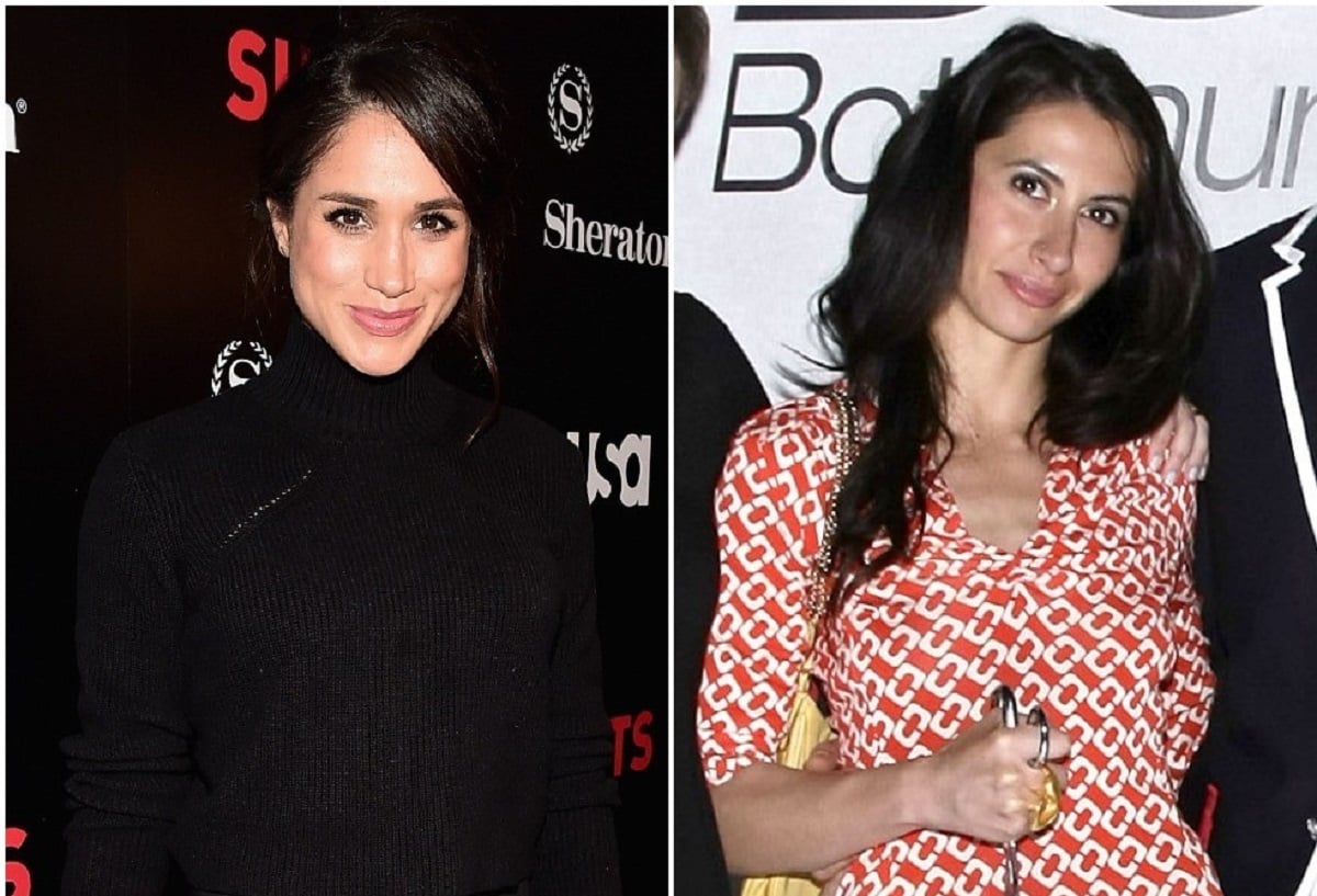 L) Meghan Markle attends the premiere of USA Network's Suits Season 5, (R) Ninaki Priddy at the Gen Art's Styles International Design Competition