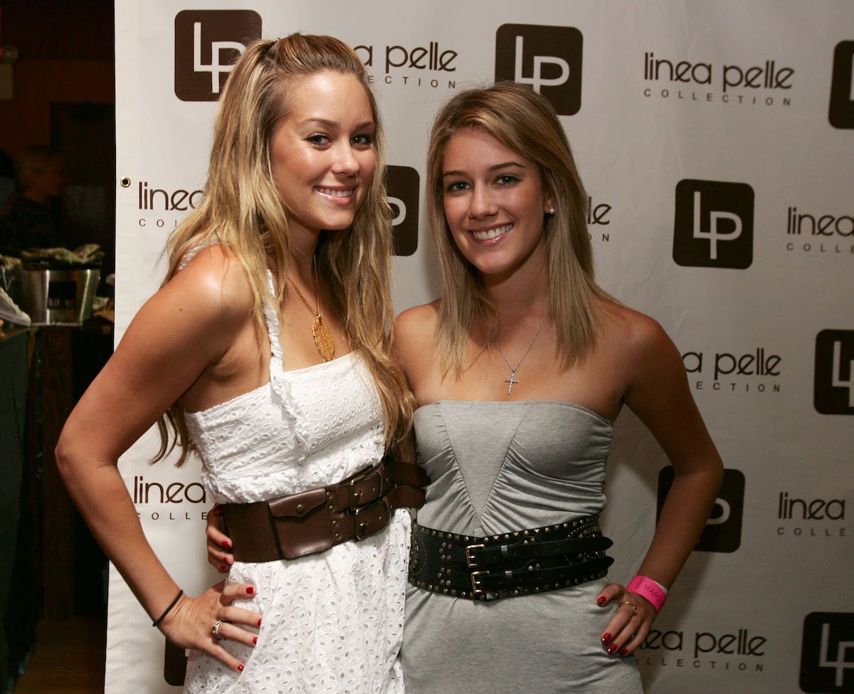 Lauren Conrad and Heidi Montag on red carpet