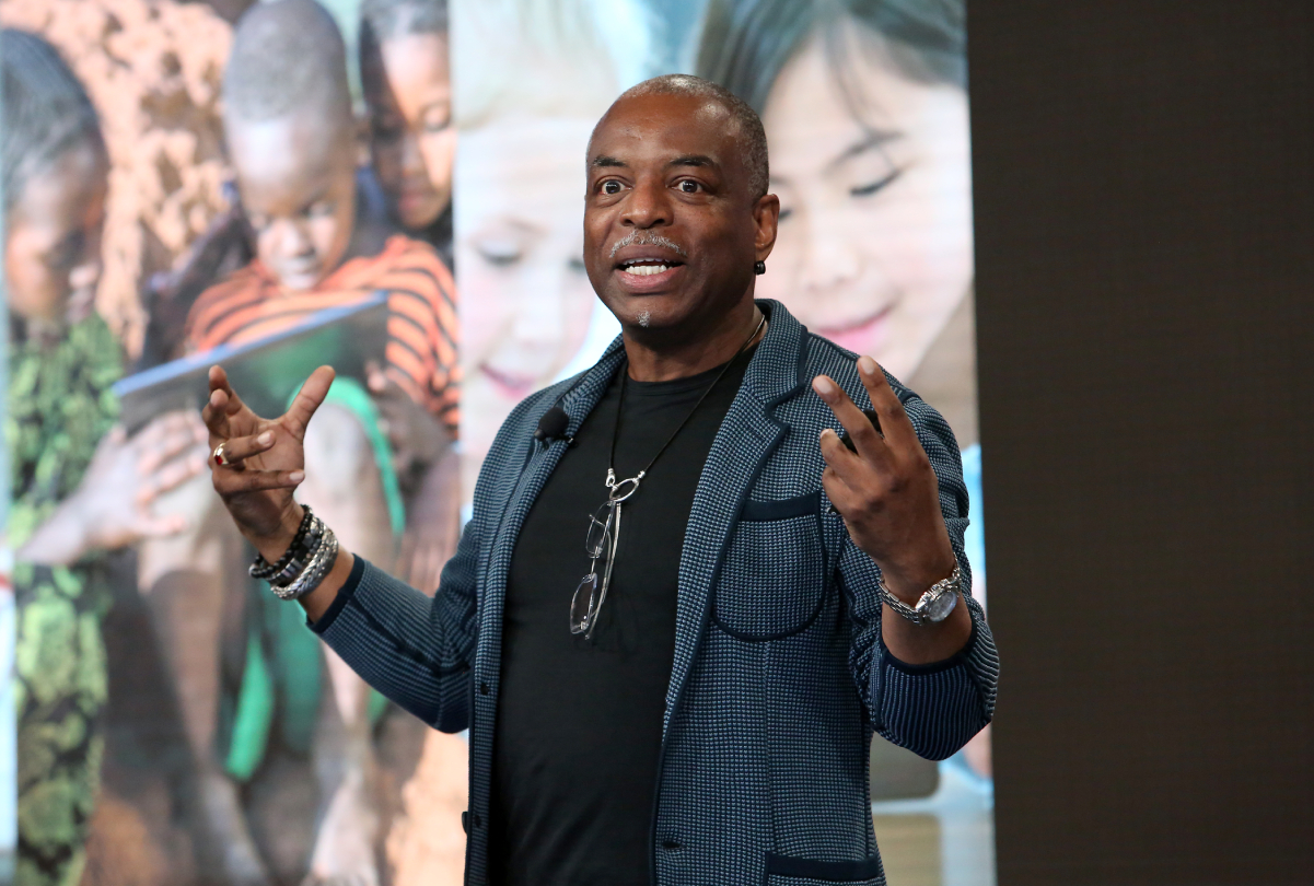 Actor and television personality LeVar Burton