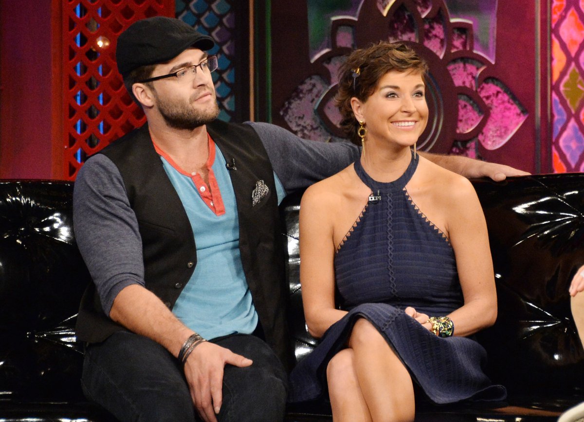 TV personalities Chris "CT" Tamburello and Diem Brown appear on MTV's "The Challenge: Rivals II" final episode and reunion party at Chelsea Studio on September 25, 2013 in New York City