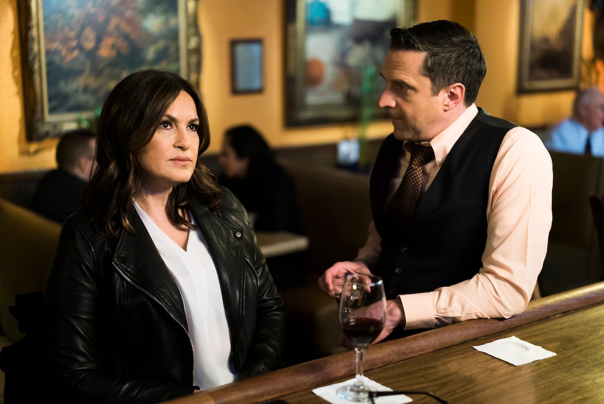 Mariska Hargitay as Olivia Benson and Raúl Esparza as Rafael Barba in 'Law & Order: SVU'