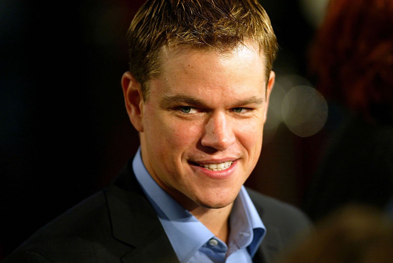 Matt Damon at the premiere of 'The Bourne Supremacy.'